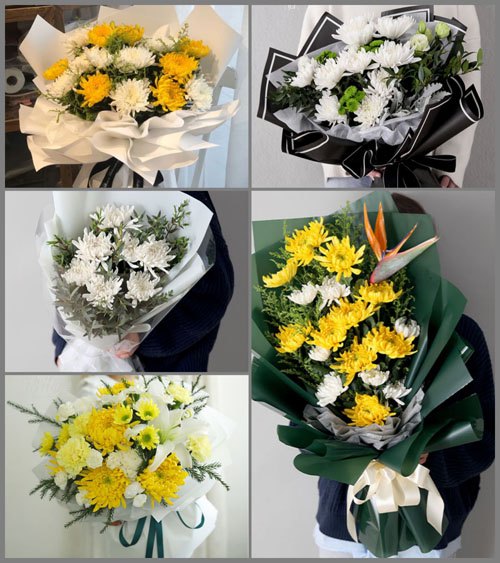 山西运城河津市小梁乡小停村白事花束代送